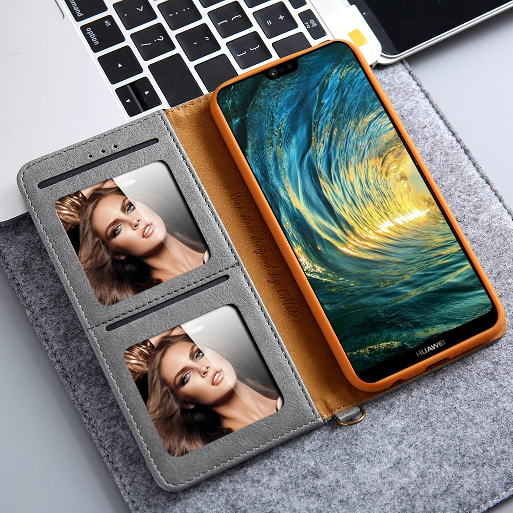 Магнитный кожаный чехол для телефона для Funda huawei P20 P20 Lite чехол черный серый Hoesje флип-чехол Чехол для Coque huawei P20 Lite чехол