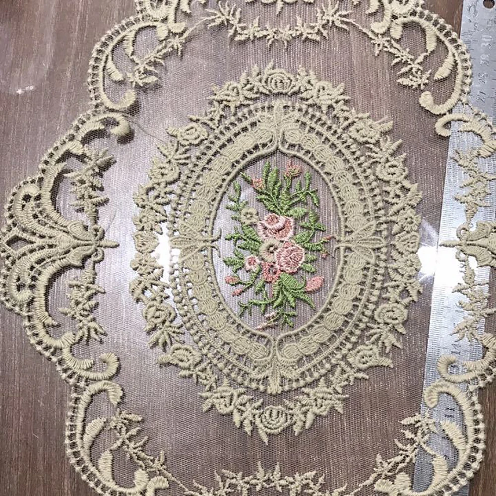 Lychee Life DIY 1 шт. диванная подушка вышивка кружева отделка водное решение кружевная