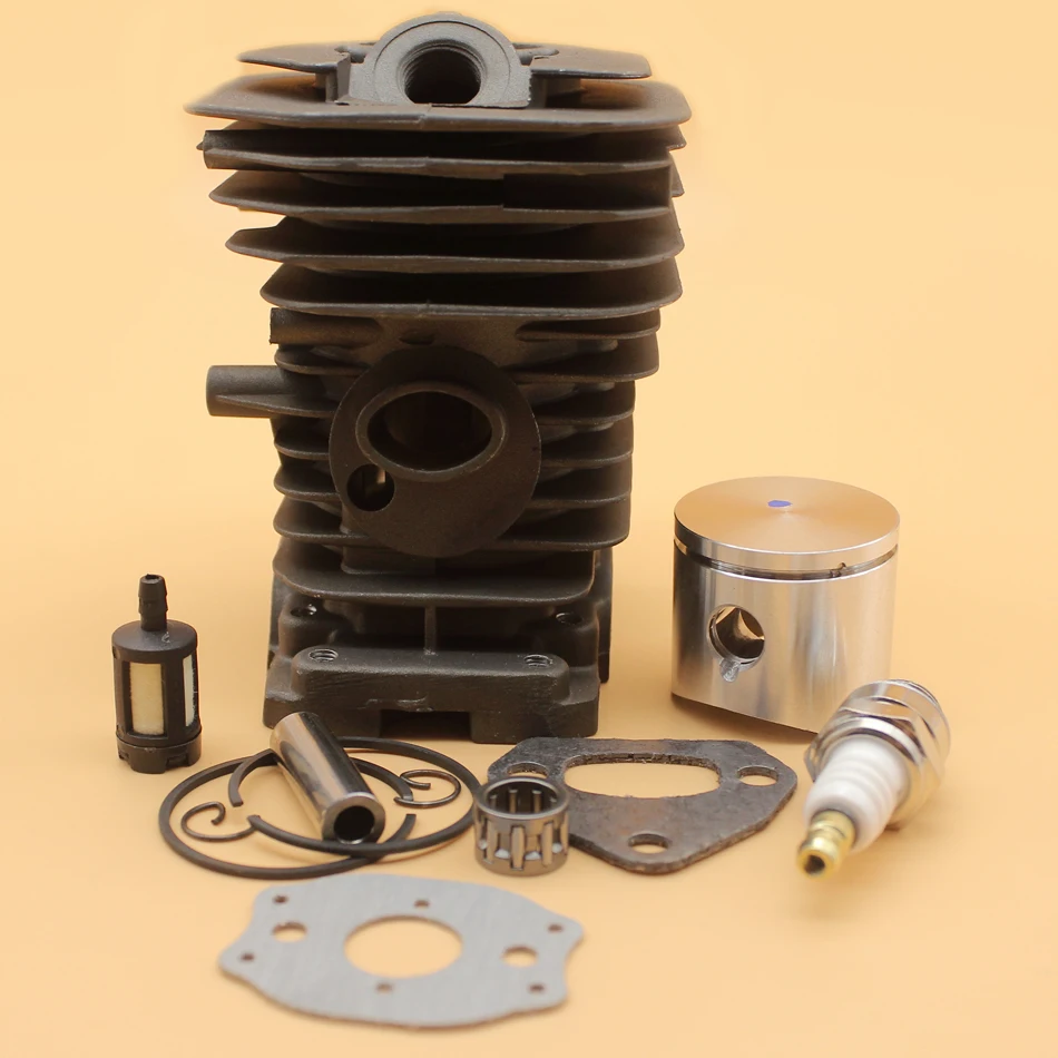 Подшипник с цилиндрическим поршневым кольцом 38 мм Комплект прокладок для HUSQVARNA 142