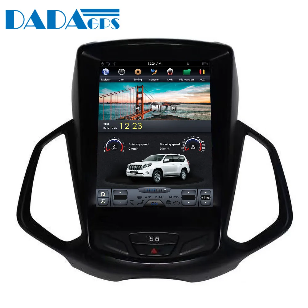 10," tesla Android 2 ГБ+ 64 ГБ Автомобильный мультимедийный радио плеер для FORD EcoSport 2013 gps навигация без DVD