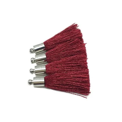 CHENGRUI L45, 4 см, кисточка, шелк кисточки, бахрома, кисточки для штор, кисть, craft, бахрома ткань, бахрома для шитья, 10 шт./пакет - Цвет: L4516