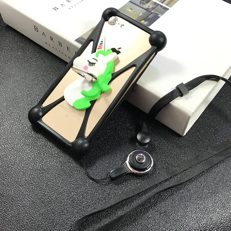 Универсальный 3D Мягкий силиконовый чехол для Digma Vox S504 3g 10 HIT Q401 3g Linx 6,0 чехол для Digma VOX Fire 4G Digma Citi Z530 3g 10 - Цвет: U001(Black)