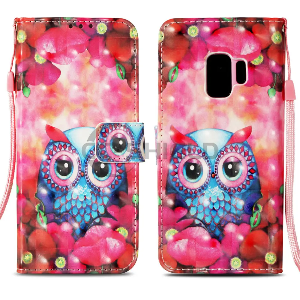 Флип кейс для Samsung Galaxy S9 9 S G960F G960F/DS чехол телефона кожаный GalaxyS9 SM