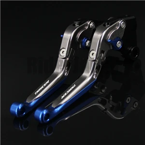 Blue Titanium Красный+ Титан для Yamaha- MT-07 MT-09 MT-10 MT07 MT09 MT10 MT 07 МТ 09 MT 10 мотоцикла тормозной рычаг сцепления - Цвет: Blue Titanium