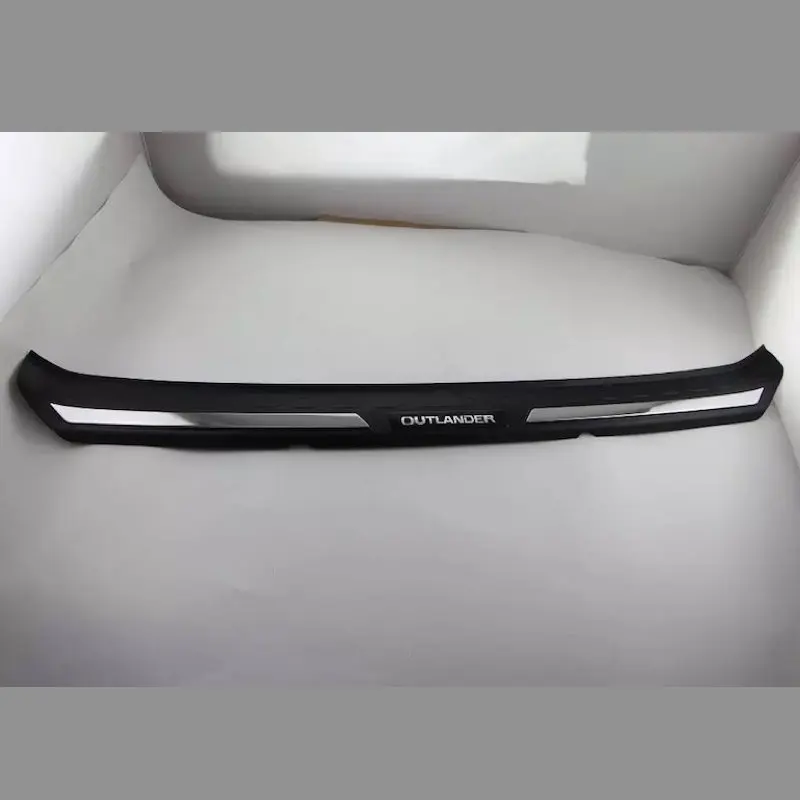 Для Mitsubishi Outlander защита заднего бампера крышка порога Накладка багажника пластиковая отделка аксессуары для автомобиля