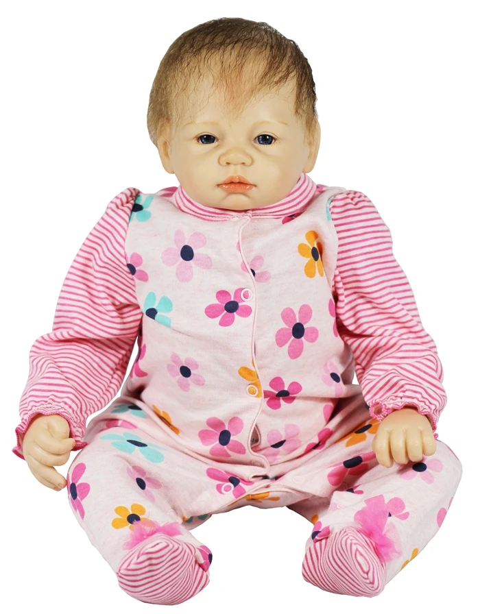 

Кукла bebe, мягкая силиконовая, 55 см