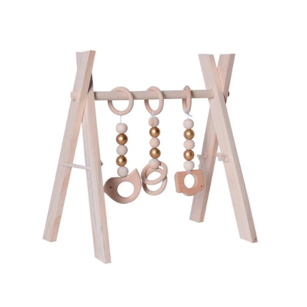 Деревянная игрушка в скандинавском стиле для детского тренажерного зала с