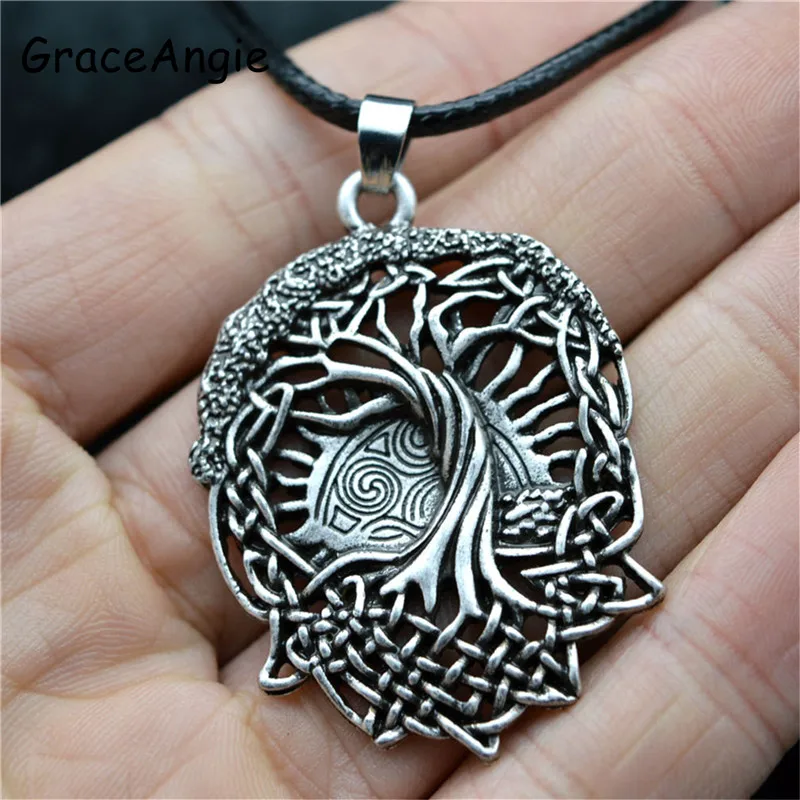 Кулон в виде головы волка GraceAngie Vikings ожерелье с головой норзы ювелирное украшение