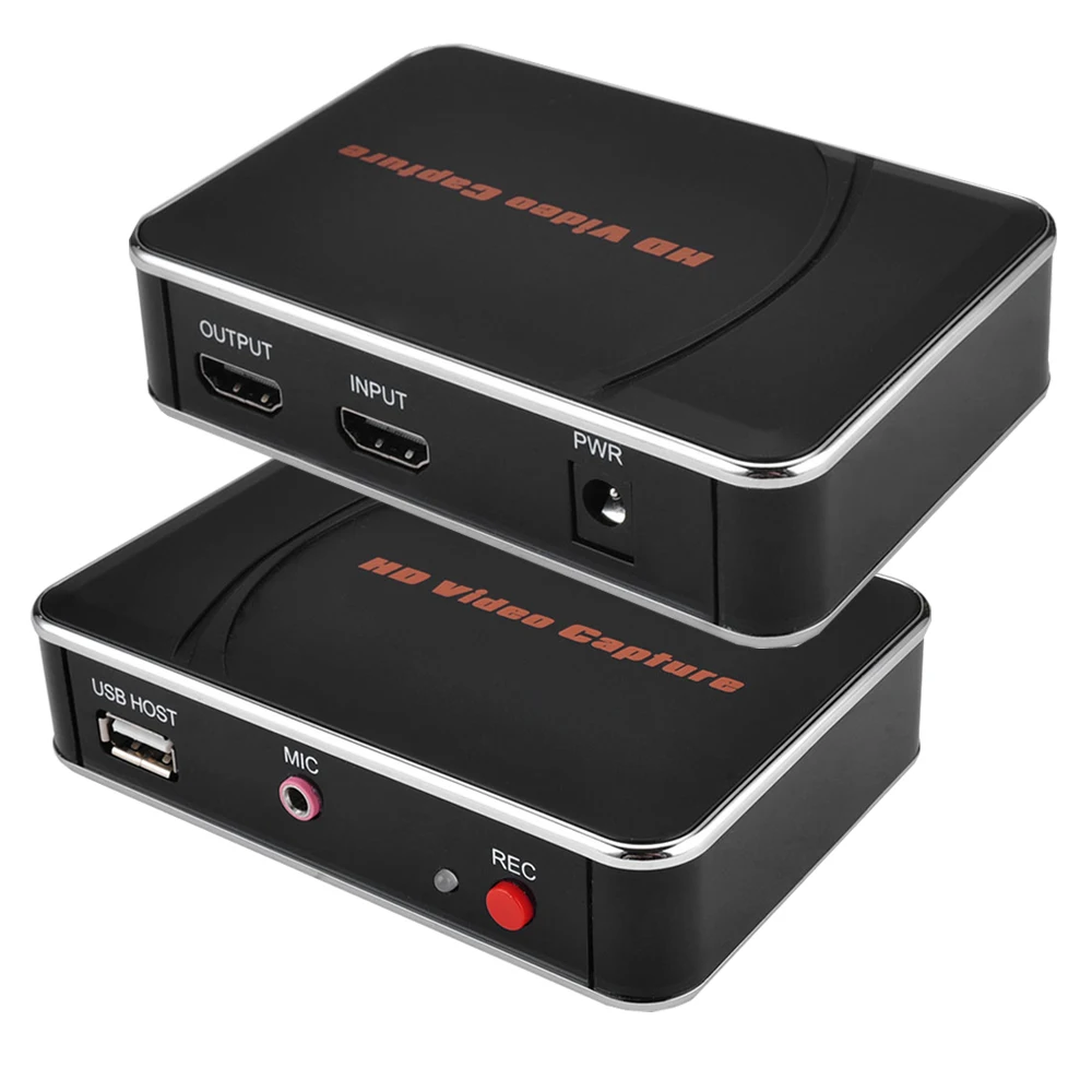 Видеозахват HDMI, преобразование HDMI в HDMI + MIC /USB2. 0 флэш-накопителей вместе, микрофон с вашим голосом вместе с видео. 8,4 г