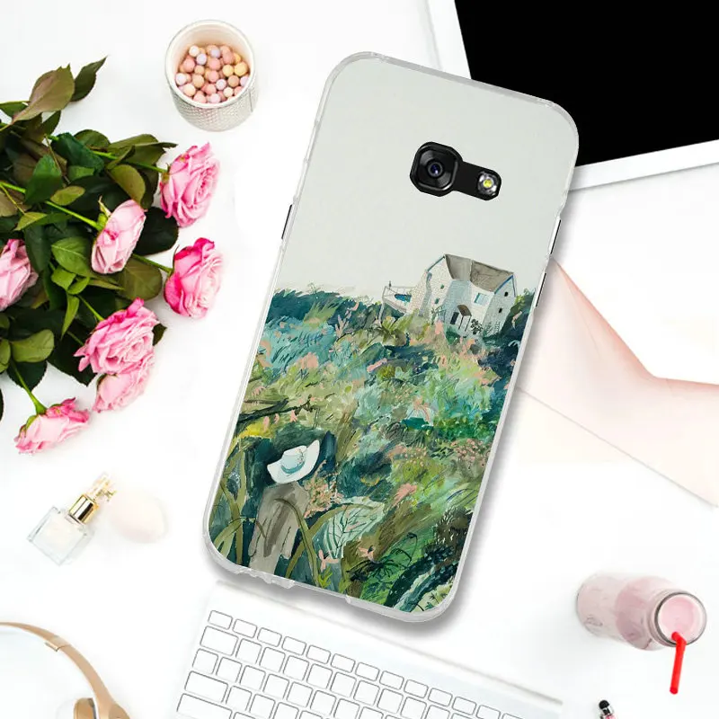 Мягкие ТПУ прозрачные чехлы для мобильных телефонов Samsung Galaxy A3 A5 A7 J3 J4 J5 J6 J7 J8 2015 2016