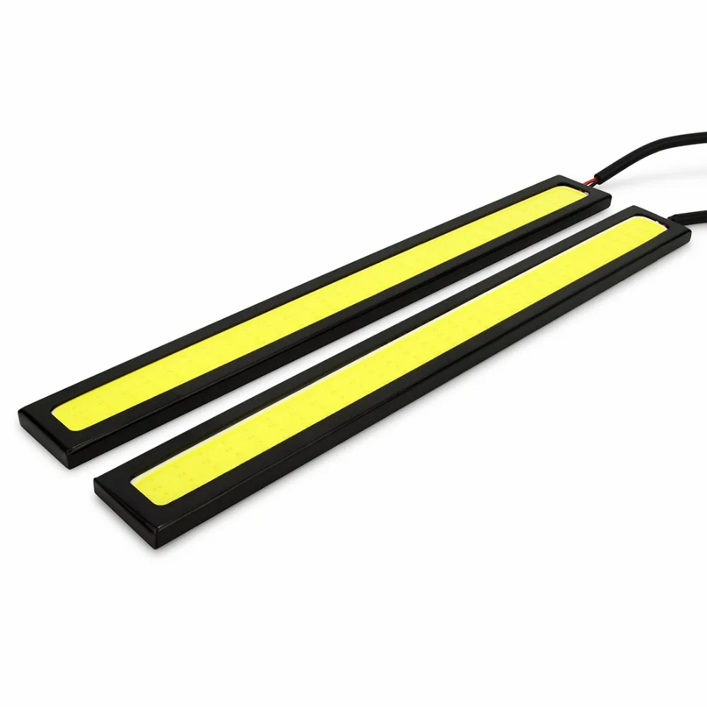 2 шт. 14 см Cob Led DRL Высокая мощность 12 в 9 Вт для автомобиля Светодиодный дневной