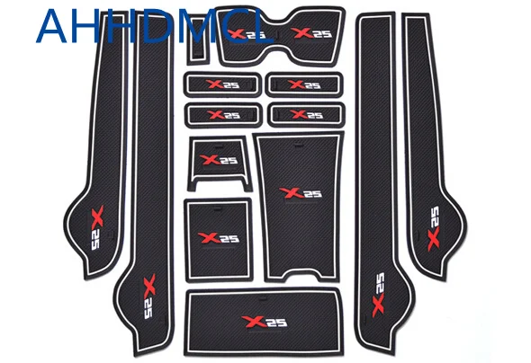 

Car Door Groove Mat Gate Slot Cup Armrest Storage Pad Mat For BAIC Senova X25