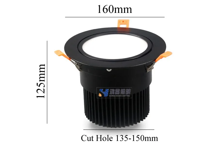 Новейшие 7 Вт 10 12 15 18 20 25 30 40 Cree Cob светодиодный даунлайт с регулируемой яркостью
