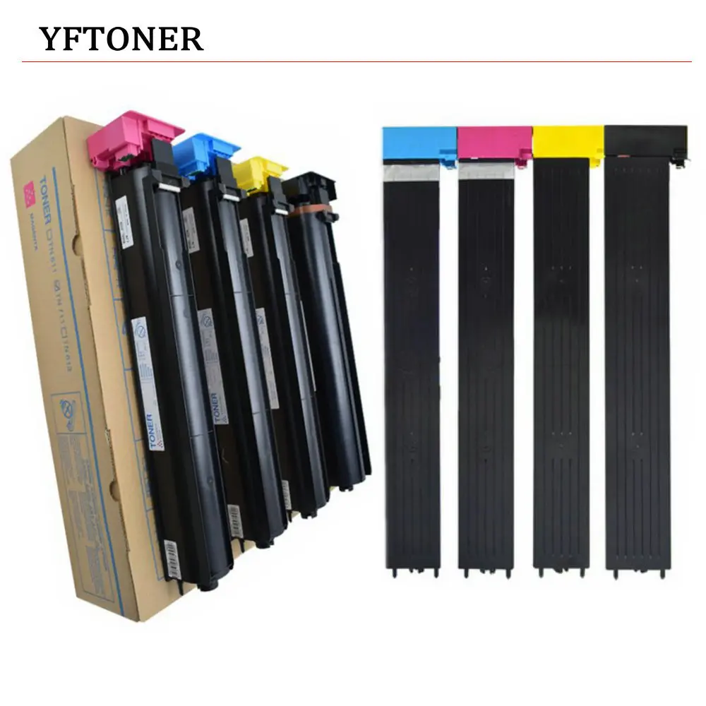 YFTONER лазерный тонер картридж для Konica Minolta A3VU130 (TN711K) Bizhub C654 C654e C754 C754e копировальная