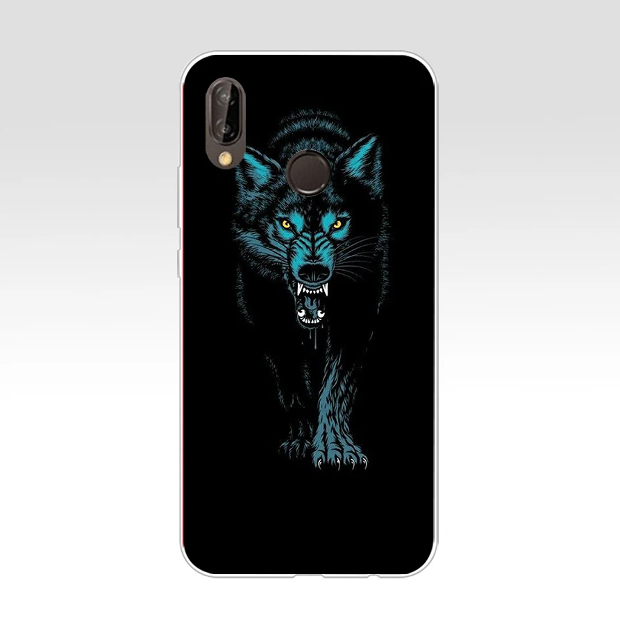 29 ZX красочные лев тигр леопард волк мягкий кейс из силикона и ТПУ для Huawei Nova 3 3i p9 p10
