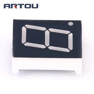 1 шт. общий катод, 1 бит, цифровой трубный 7-сегментный светодиодный красный дисплей 0,8 дюйма