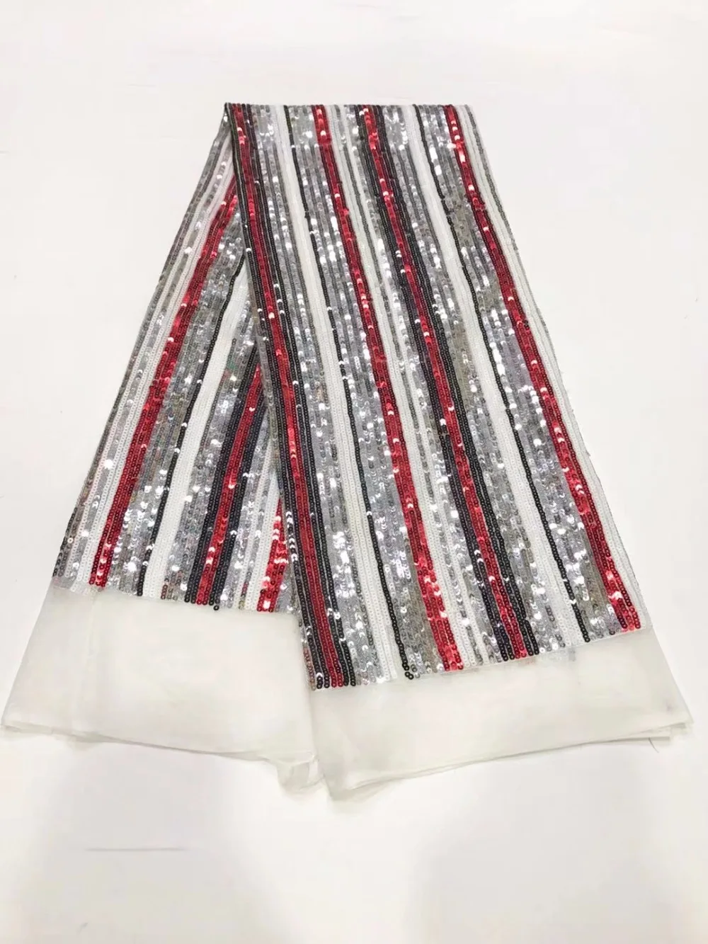 

Sequins African High Quality Net Lace,French Voile Guipure tulle mesh Swiss Lace Fabric For dress party 5yd/lot YL102204