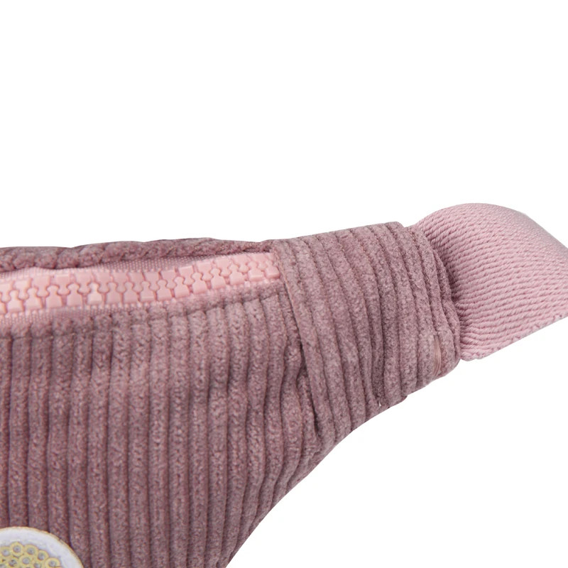 Annmouler Brand Fashion Girls Waist Bag Polyester Fanny Pack High Quality Patchwork Waist Pack Adjustable Pink Bum Bag
