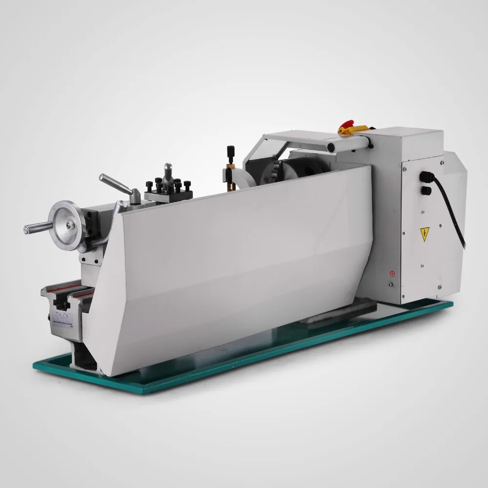 

750W Precision 8" x 16" Variable-Speed Lathe All Metal Gears Shell and Hand Wheel mini metal lathe