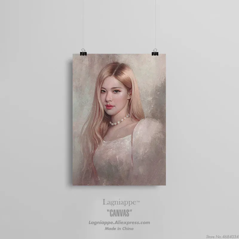 BLACKPINK Jennie Jisoo Lisa Rose Kpop ulzzang домашний декор для гостиной, спальни, принт, плакат, картина, настенная живопись, искусство, холст - Цвет: L 490