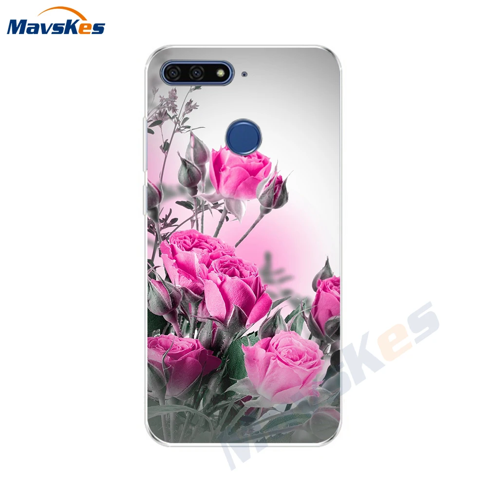 11 Для huawei Honor 7C чехол 5," Мягкий ТПУ силиконовый бампер на Honor 7C чехол s для huawei Honor 7C AUM-L41 чехол для телефона задняя крышка - Цвет: 11