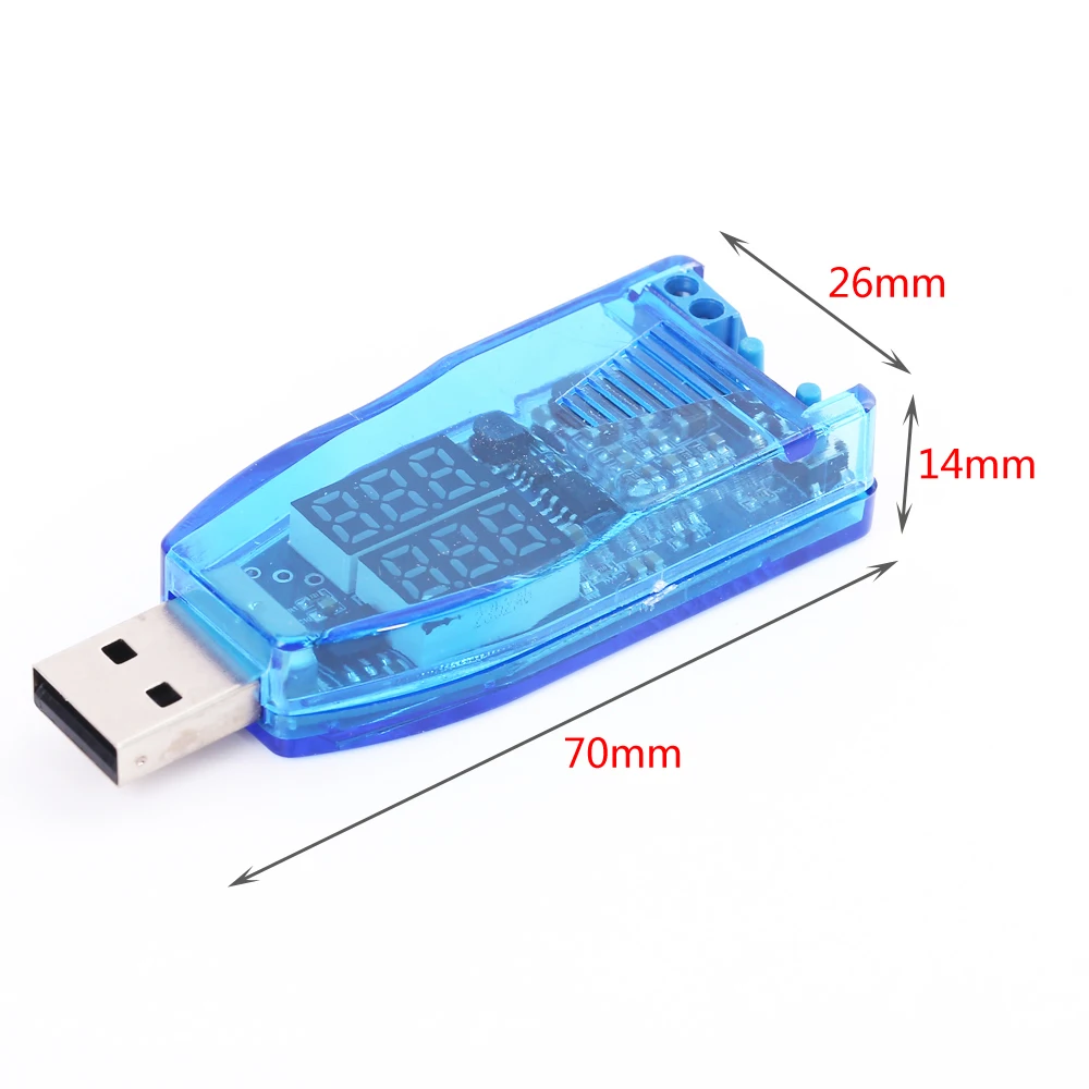 USB повышающий/понижающий модуль питания красный зеленый дисплей кнопка вверх