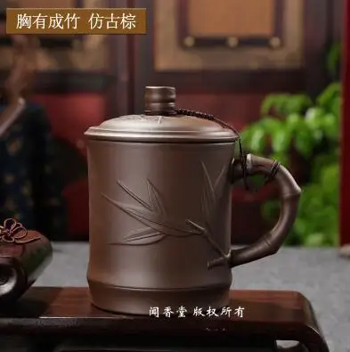 Yixing Zisha чашки чайные наборы кунг-фу фильтр с крытым домашним чаем кружки креативные керамические офисные кофейные кружки - Цвет: 1