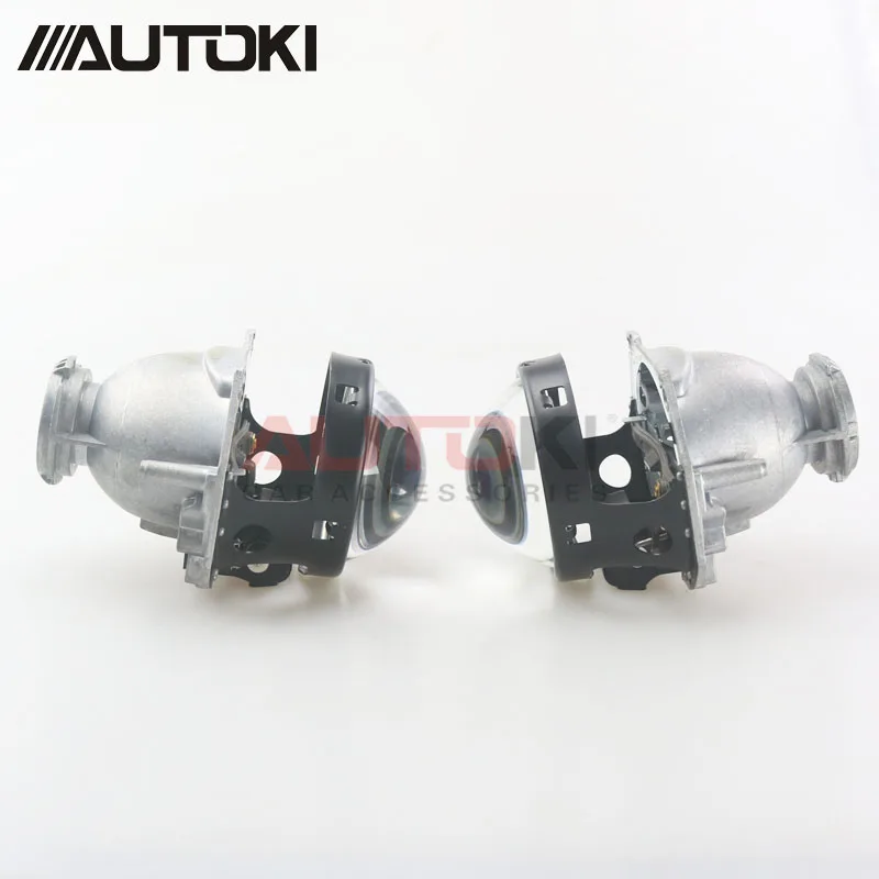 AUTOKI Upgrade 3,0 ''HID биксенон для Hella G5 алюминиевый проектор синий пленочный объектив Авто фара Модифицированная D1S D2S D3S