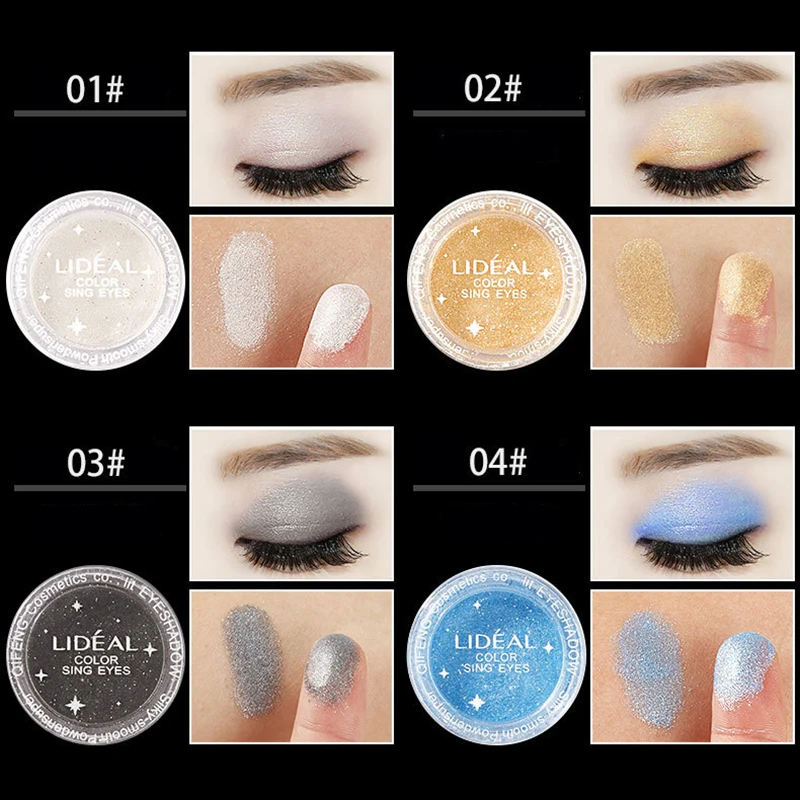 LIDEAL Brand 35 Colors Shimmer Eye Shadow Powder Pigment Colorful Glitter Eyeshadow Set Makeup Tools|powder glitter eyeshadow|eyeshadow