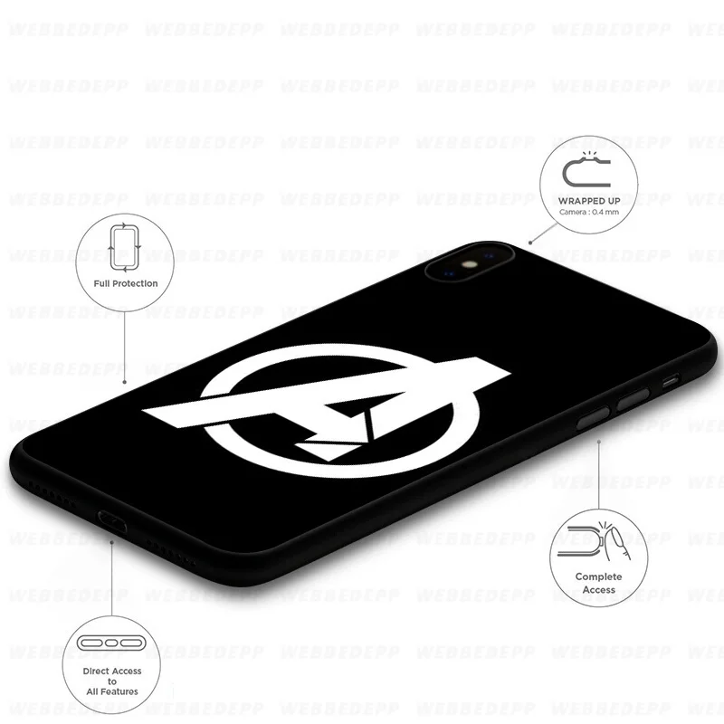 WEBBEDEPP Captain America Caps Soft Case for Huawei Mate Honor 20 6A 7A 7C 7X 8 9 9X 10 View Lite Pro 30 |