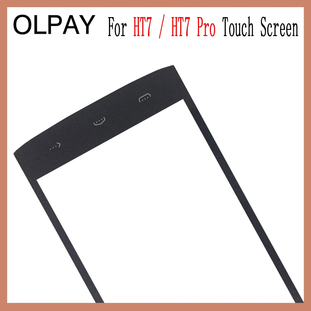 OLPYA 5,5 ''Переднее стекло телефона для HOMTOM HT7/HT7 Pro сенсорный экран стекло дигитайзер панель объектив сенсор инструменты клей+ салфетки