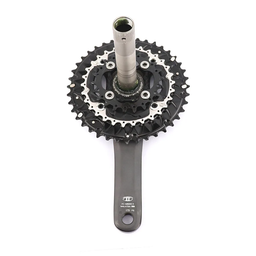Shimano DEORE FC M6000 HOLLOWTECH II шатун M6000 2x10 3x10-скоростной шатун с BB52 40-30-22T 28-38T 170 мм mtb Запчасти для велосипеда