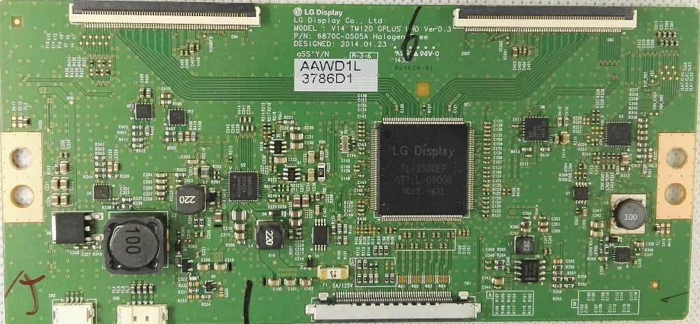 Latumab 100% Original 6870C-0505A V14 TM120 GPLUS UHD Ver0.3 T-Con logic board for 42-inch 49-inch 55-inch Free shipping | Компьютеры и