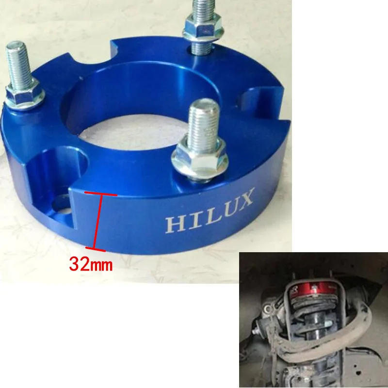 2 шт 32 мм передняя подъемная Проставка vigo Shock Spacer для Toyota Hilux VIGO REVO катушка Весна spacer Lift Kit Запчасти для Hilux 4x4 offorad