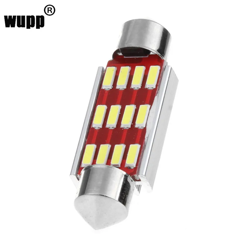 Автомобильный стильный светильник светодиодный головной 39 мм 4014 12SMD C5W Canbus Festoon Dome