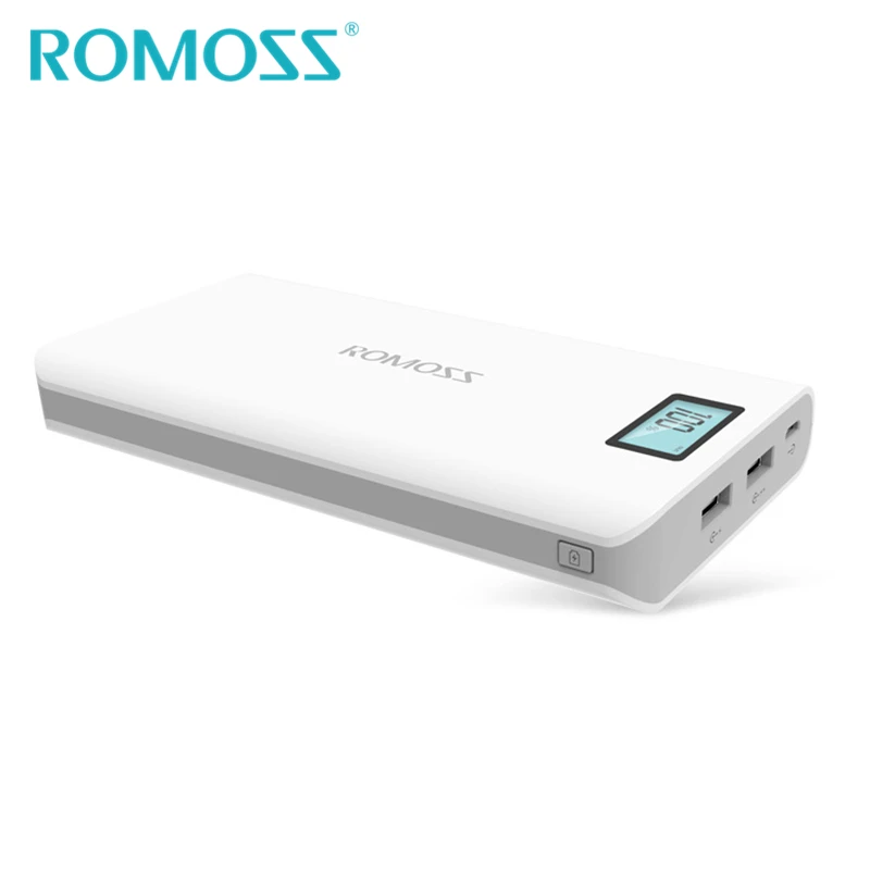 Внешний аккумулятор ROMOSS Sense 6Plus 20000 18650 мАч 2 USB порта|romoss power bank 20000mah|bank 20000mahoriginal romoss