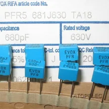 Пленочные конденсаторы RIFA 680pF/630V EVOX PFR MKP 10 шт.|capacitor mkp|capacitor filmcapacitor