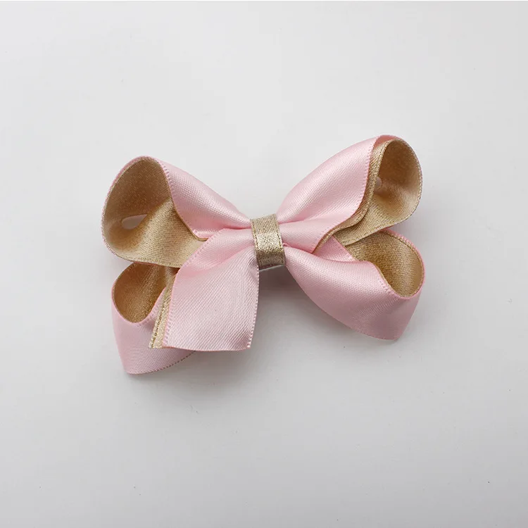 Контрастный стерео запутанный бант Детские аксессуары и клипсы для волос