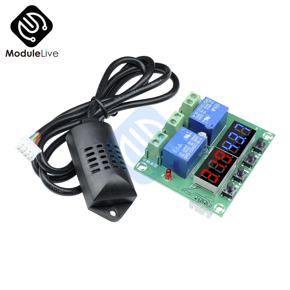 XH M452 DC 12V термостат гигростат светодиодный цифровой Температура Управление
