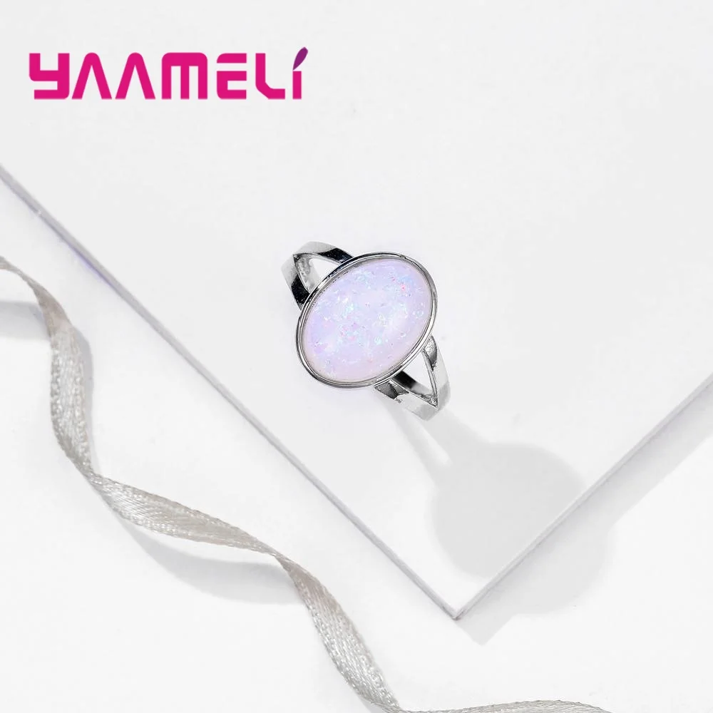 Быстрая доставка большие кольца на палец овальной формы с опалом и кристаллами