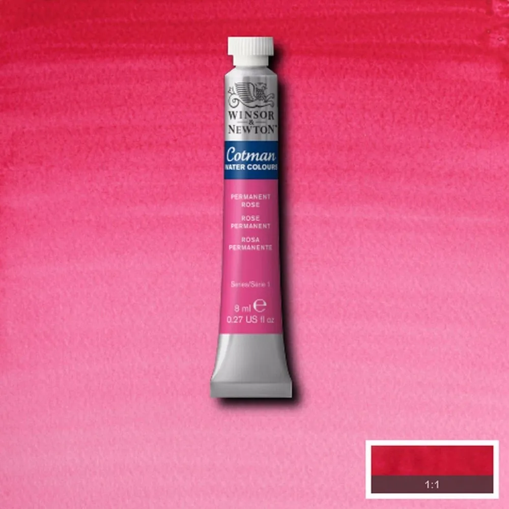 Winsor& Newton Cotman акварельный тюбик краски 8 мл 40 цветов