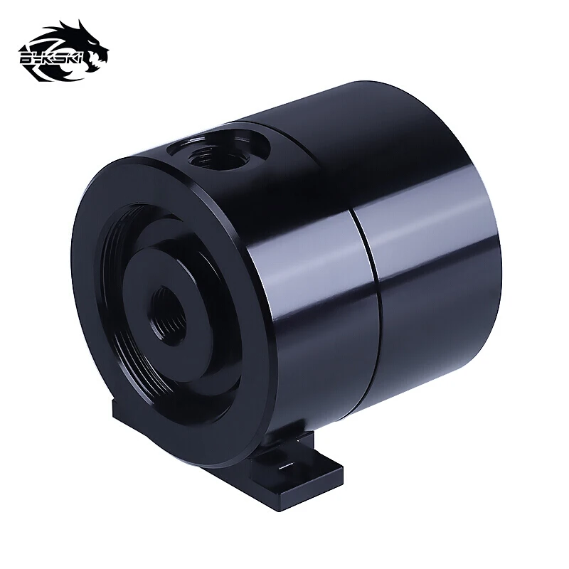 black Bykski DDC насос DC12V TDP10W/максимум 5000 об/мин/Qdistance 4 метра/600л/ч металлическая крышка радиатора диаметр 71 мм* высота 70 мм - Цвет лезвия: black