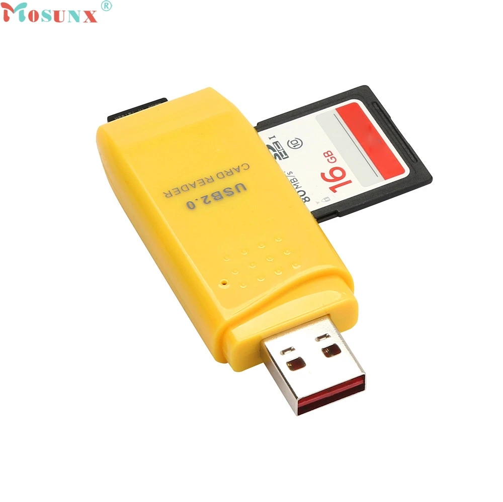 

Mosunx Simplestone MINI USB 2.0 Micro SD/SDXC TF Card Reader Adapter Wholesale 0307