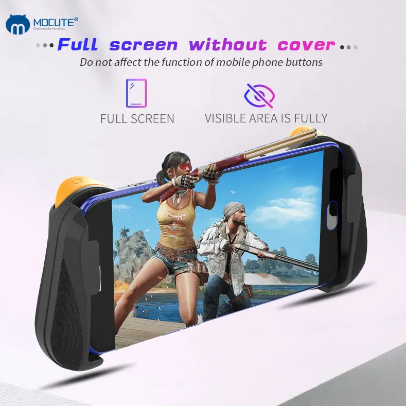 MOCUTE 057 Bluetooth Gamepad PUBG Controller Gaming Trigger for Mobile Fire Button Aim Key Shooter IPhone | Электроника