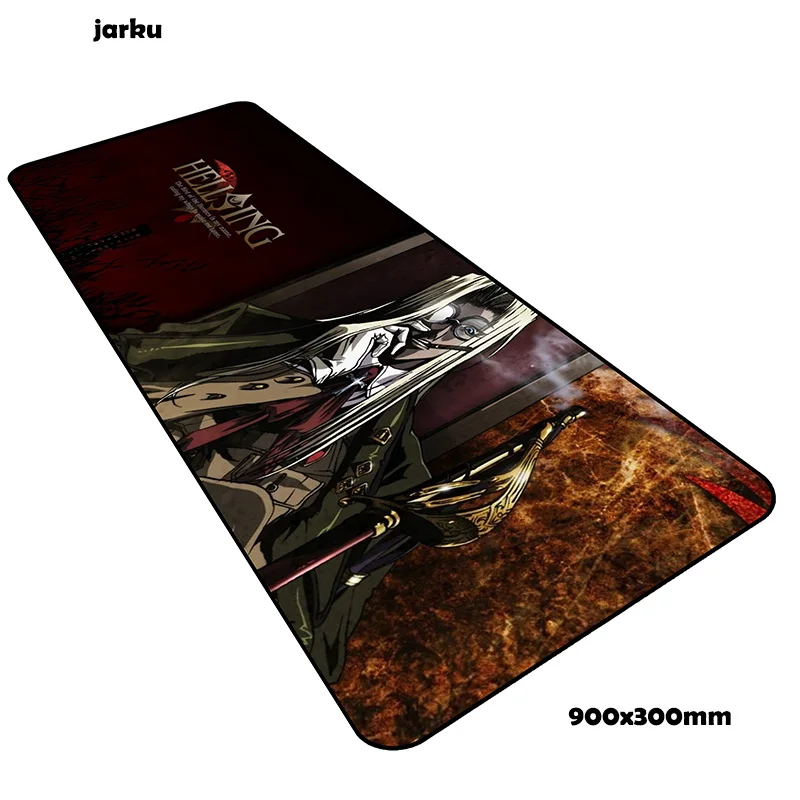 Size 900x300x3mm Hellsing pad мышь милый компьютерный коврик для мыши 900x300x3 мм padmouse большой популярный Коврик Для Мыши Эргономичный гаджет офисные настольные коврики - Цвет: Size 900x300x3mm