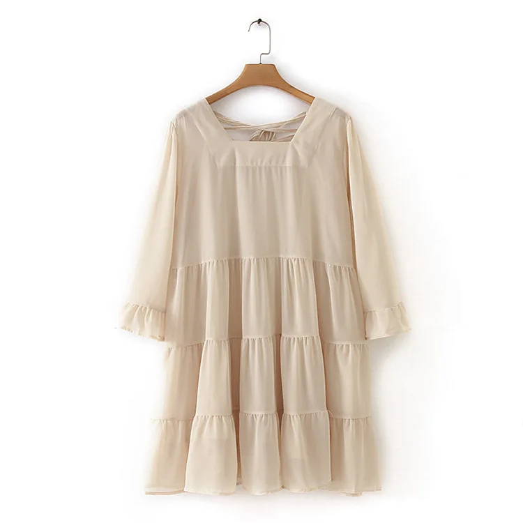 S46 Летние Повседневные платья больших размеров 2019 женская одежда Camis + шифоновое