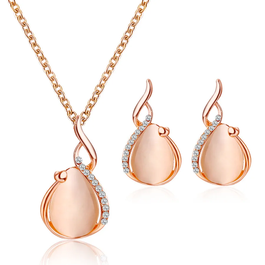 2019 sets of ornaments trend new jewelry love necklace earrings ring fashion | Украшения и аксессуары