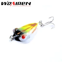 1pcs top water flying jig wobbler lure hard lure bait artificial bait frog insects sea fishing hooks fishing tackle wd 448