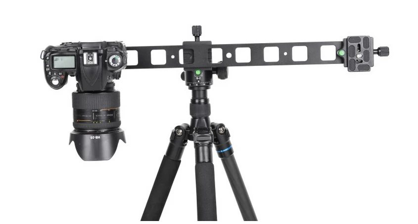 Manbily PU480 480mm Lengthen Fast Mounting Plate 1/4" Universal Tripod QR Multi Purpose Rail for Camera and Flashed Light |