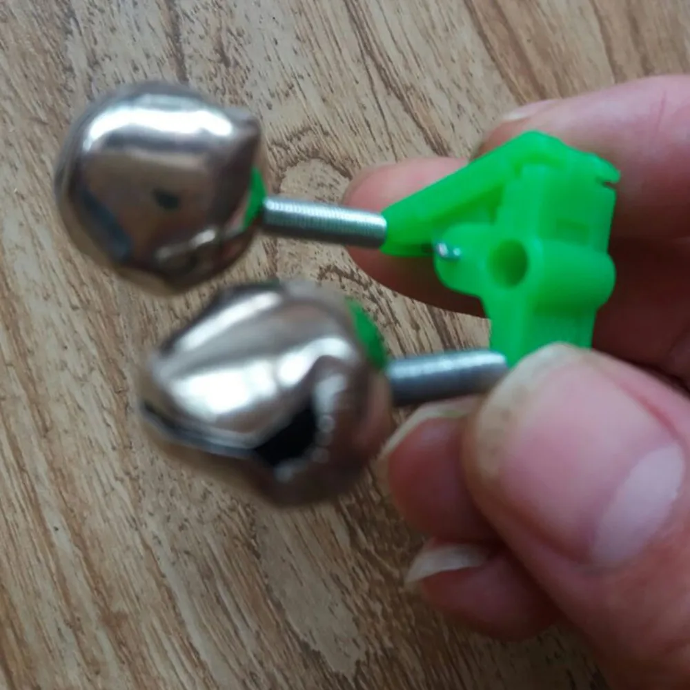 10 шт. зажим для удилища приманка укуса рыбы сигнал тревоги двойной Звонок кольцо